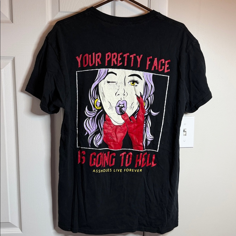 Assholes Live Forever Graphic Tee - Picture 3 of 4